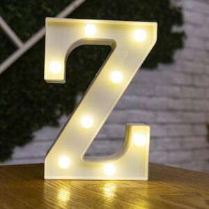 LED világító Z betű - 22cm elemes kép