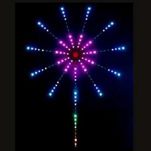 Szobai LED tűzijáték extrákkal, programozható kép