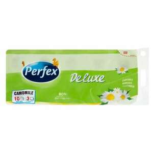 Toalettpapír PERFEX Deluxe 3 réteg 10 tekercs Kamilla kép