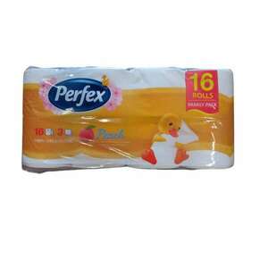 Toalettpapír PERFEX 3 réteg 16 tekercs Barack Új kép