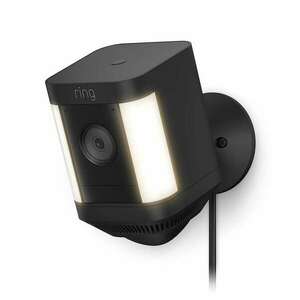 Amazon Ring Spotlight Cam Plus Plug-In IP Spothlight kamera - Fekete kép