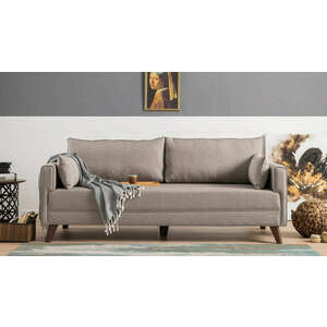 Bella krém háromszemélyes kanapéágy kép