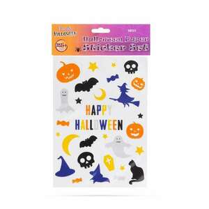Halloween-i papír matrica szett - többféle motívum kép