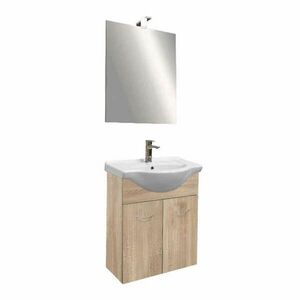 Zeus 55 komplett fürdőszoba bútor Sonoma tölgy kép