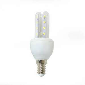 3W LED fénycső E27 foglalatba - hidegfehér - (energiatakarékos, 3... kép