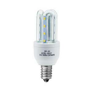 5W LED fénycső E14 foglalatba - melegfehér - (energiatakarékos, 5... kép