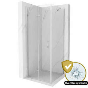 HD Porto 100x100 szögletes összecsukható nyílóajtós zuhanykabin 6... kép