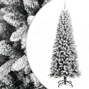 PVC és polietilén műkarácsonyfa pelyhes hóval 180 cm kép