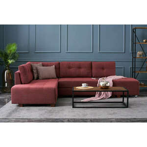 Manama Corner Sofa Bed Left - Claret Red Sarokkanapé 280x206x85 Bordó kép
