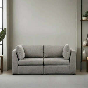 Mottona 2-Seat Sofa - Light Grey 2 Személyes kanapé 90x90x84 Vilá... kép