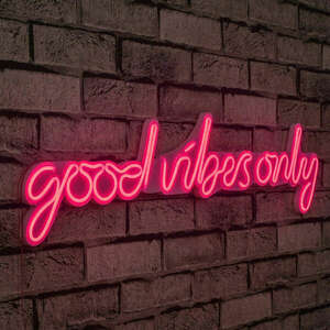 Good Vibes Only - Pink Dekoratív műanyag LED világítás 76x2x19 Ró... kép