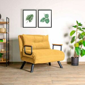 Sando Single - Mustard Ággyá alakítható fotel 60x50x42 Mustár kép