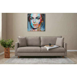 Eva - Cream 3 Személyes kanapé 210x90x82 Krém kép