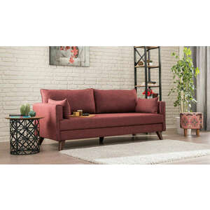 Bella Sofa Bed - Claret Red 3 Személyes kanapé 208x81x85 Bordó kép