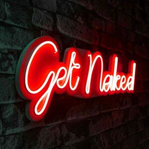 Get Naked - Red Dekoratív műanyag LED világítás 62x2x20 Piros kép