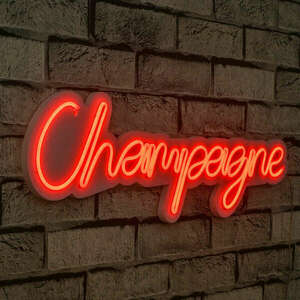 Champagne - Red Dekoratív műanyag LED világítás 60x2x18 Piros kép