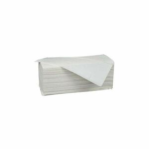 Kéztörlő 2 rétegű V hajtogatású száraz papír törlőkendő 150 lap/c... kép