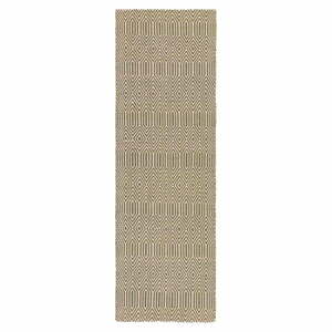 Világosbarna gyapjú futószőnyeg 66x200 cm Sloan – Asiatic Carpets kép