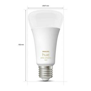 Philips Hue White Ambiance E27 13, 5W LED lámpa kép