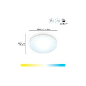 WiZ SuperSlim LED mennyezeti lámpa CCT Ø29cm fehér kép