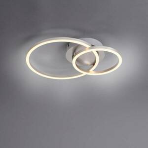 Ivanka LED mennyezeti lámpa, két kör kép