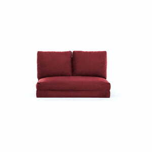 Borvörös kinyitható kanapé 120 cm Taida – Balcab Home kép