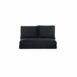 Fekete kinyitható kanapé 120 cm Taida – Balcab Home kép