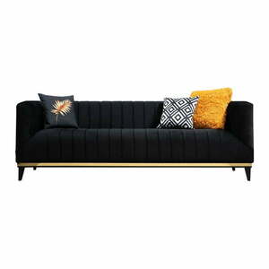 Fekete kanapé 222 cm Bellino – Artie kép