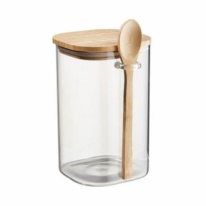 COMPOSITION tárolóedény üveg/bambusz, 1, 2 l kép