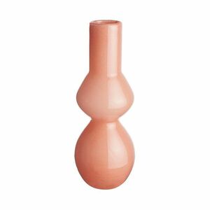 CANDY üveg váza, narancssárga 33 cm kép