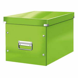 Zöld fedeles karton tárolódoboz 32x36x31 cm Click&Store – Leitz kép