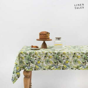 Len asztalterítő 140x300 cm Lotus – Linen Tales kép