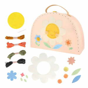 Kreatív készlet Flower Embroidery Suitcase – Meri Meri kép