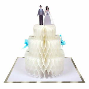 Üdvözlőlap Wedding Cake – Meri Meri kép