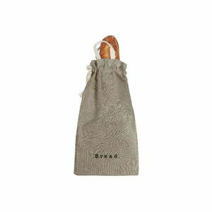 Bag Grey szövet és lenkeverék kenyértartó zsák, magasság 42 cm - Really Nice Things kép