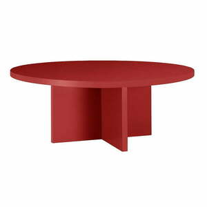 Piros kerek dohányzóasztal ø 80 cm Pausa – Really Nice Things kép