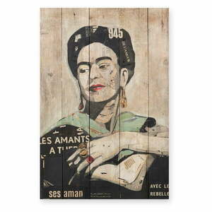 Fa falitábla 40x60 cm Frida Les Amants – Madre Selva kép