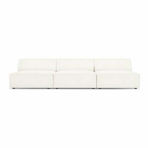 Krémszínű buklé kanapé 240 cm Jodie – Micadoni Home kép