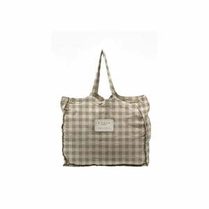 Linen Bag Grey Vichy szövet táska - Really Nice Things kép