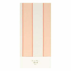 Asztalterítő 137x259 cm Peach Stripe – Meri Meri kép