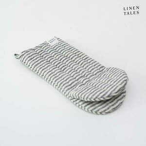 Len edényfogó Thin Black Stripes – Linen Tales kép