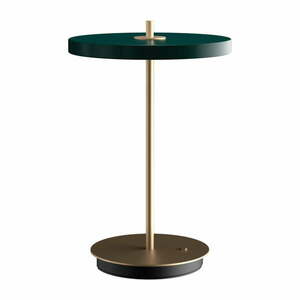 Zöld LED dimmelhető asztali lámpa fém búrával (magasság 31 cm) Asteria Move – UMAGE kép