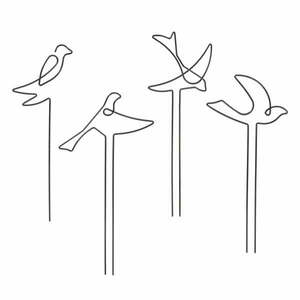 Fém növénytámasz szett 4 db-os Bird – Esschert Design kép