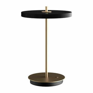 Fekete LED dimmelhető asztali lámpa fém búrával (magasság 31 cm) Asteria Move – UMAGE kép