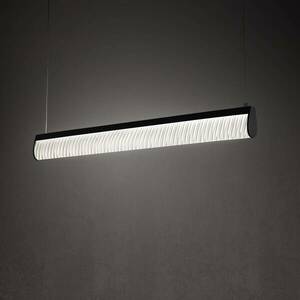 Slamp LED akasztólámpa Modula, pliszírozott, fekete kép