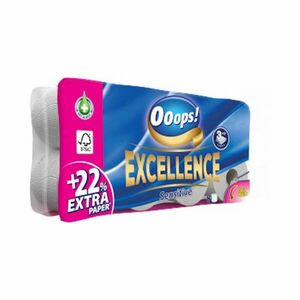 Ooops! Excellence 3 rétegű Toalettpapír 8 tekercs kép