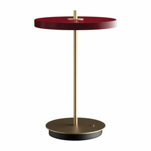 Piros LED dimmelhető asztali lámpa fém búrával (magasság 31 cm) Asteria Move – UMAGE kép