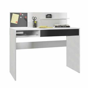 IMAN PC íróasztal mágneses táblával, fehér/fekete kép