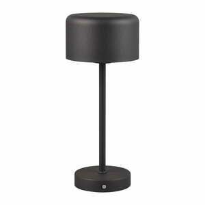 Matt fekete LED szabályozható asztali lámpa (magasság 30 cm) Jeff – Trio kép