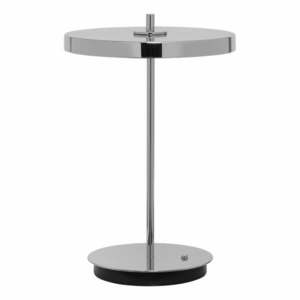 Ezüstszínű LED dimmelhető asztali lámpa fém búrával (magasság 31 cm) Asteria Move – UMAGE kép
